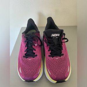 Hoka one one athletic women's shoes.